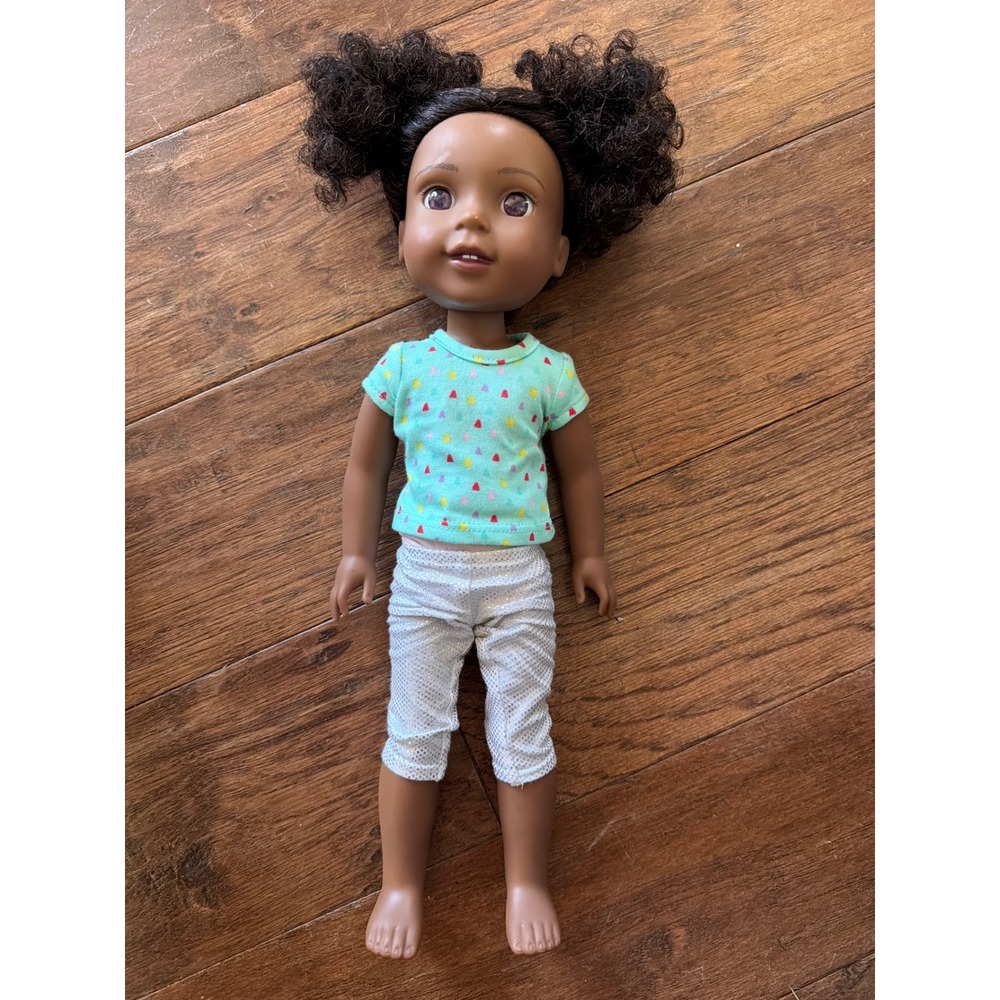 American Girl WellieWishers Kendall Doll Dark Curly‎ Hair Brown Eyes 1186
